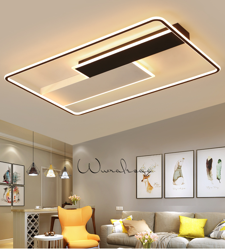 客厅灯2018新款led简约现代吸顶灯大气家用时尚创意个性卧室灯