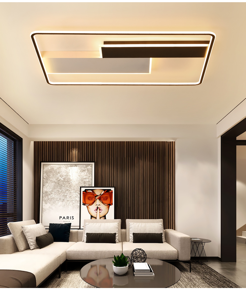 客厅灯2018新款led简约现代吸顶灯大气家用时尚创意个性卧室灯