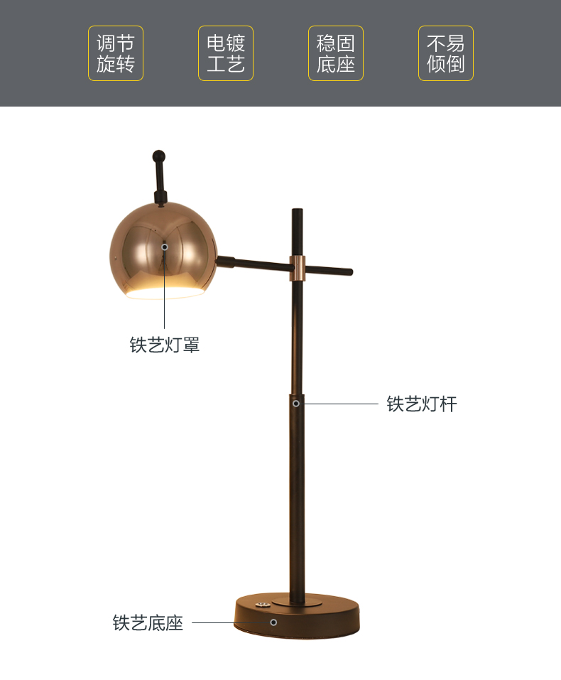 led台灯护眼书桌小学生写字宿舍寝室学习儿童卧室2019新款工作灯